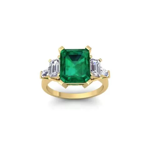 Woman Diamond Ring 3d Model 49