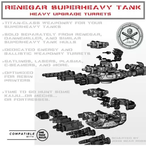 Superheavy Tank Upgrade Turrets