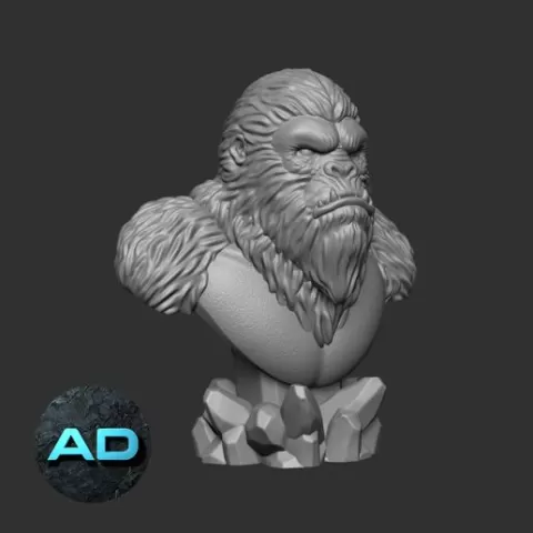 Frozen Yeti Bust