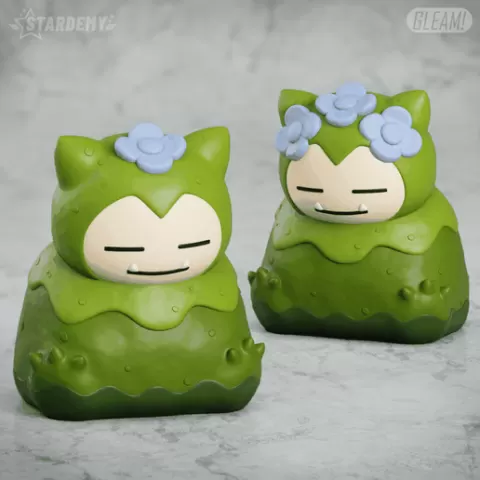 Mosslax Chibi 2 models Fanart Pokopia