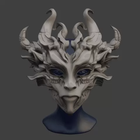 Stone Demon Mask