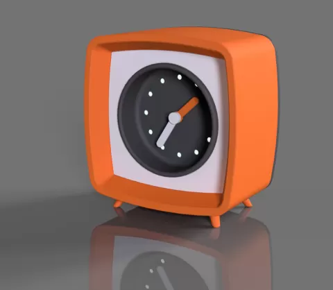 Mid-Century Modern Desk Clock