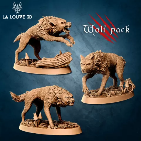 wofl pack by La Louve 3D