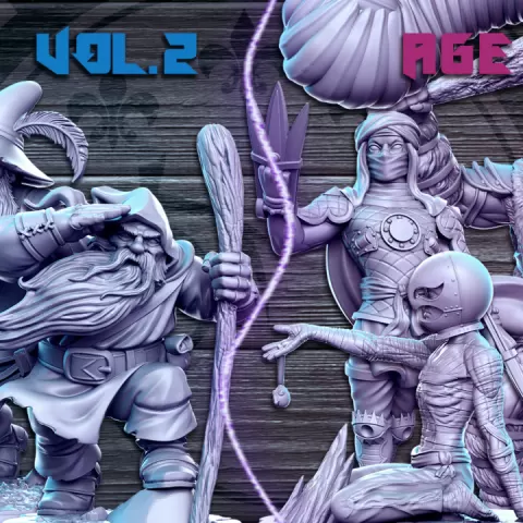 Full and Pre-supported 31 Against the Shadows Vol.2 & Age of Darkness Vol.2 - December 2021 by RN Estudio