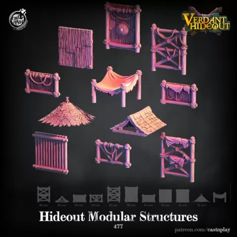 Verdant Co. Modular Structures (Pre-Supported) by Cast n Play