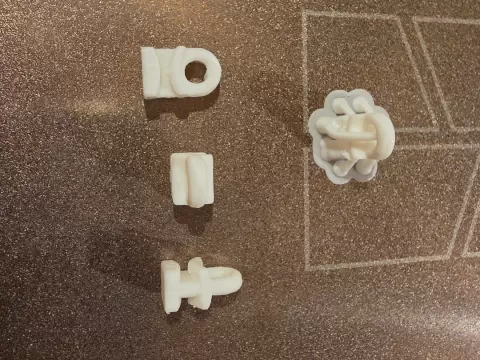 Ganci per tende scorrevoli - curtain clip