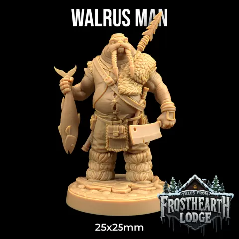 Walrus Man | PRESUPPORTED | Tales From Frosthearth Lodge by The Dragon Trappers Lodge