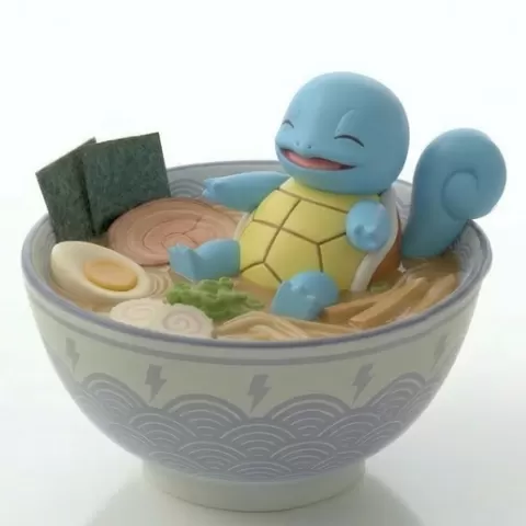 [SQUIRTLE] Ramen - Cute Pokemon Ramen Bowl | STL 3D Print Figurine | Kawaii Desk Decoration