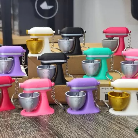 Ketchain Mixer Key Ring