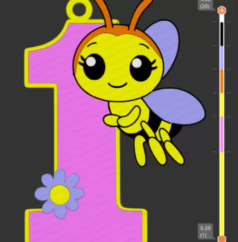 Keychain bee