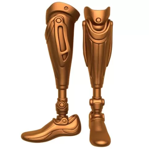 Feet and Ankles / mechanical leg / leg printer / medical leg / leg stl / Running Prosthetics Foot /robotic leg