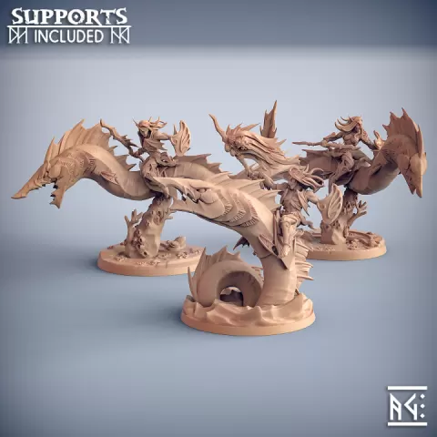 Swordeels Riders - 3 Modular Units by Artisan Guild
