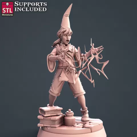 Apprentice Mage by STL Miniatures