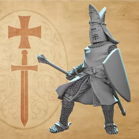 Hermann von Tartu, Bishop of Dorpat by Northern Crusades Miniatures
