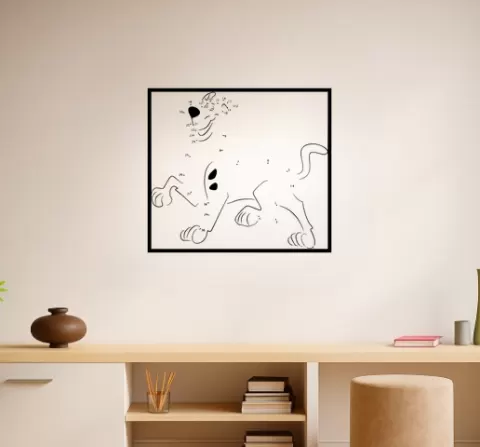Scooby-Doo Petrifying Puzzles Wall Art Framed