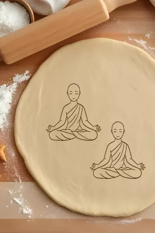 Yoga Cookie Cutter Biscuit Cutter