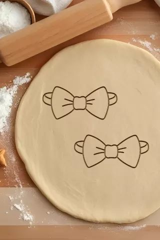 Bow Tie Cookie Cutter, Biscuit Cutter