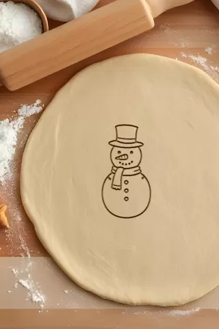 Snowman Cookie Cutter, Biscuit Cutter