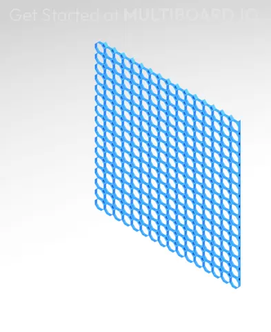 16x16 MU - Right Grid Interfitted - MultiBoard Octagon Plate