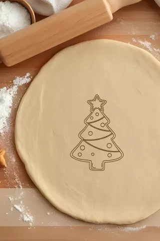 Christmas Tree Cookie Cutter, Biscuit Cutter