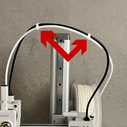 PTFE / Cable Clip Bambu Lab A1 (mini) without AMS