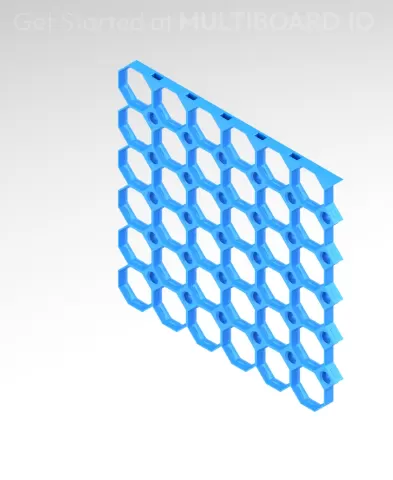 6x6 MU - Top Grid Interfitted - MultiBoard Octagon Plate