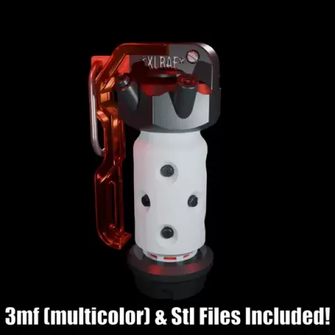 Cyberpunk 2077 X-22 Flashbang Grenade / Gadget Military Fun Toy Gift Videogame Prop Replica 3d print