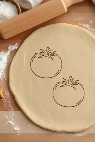 Tomato Cookie Cutter, Biscuit Cutter