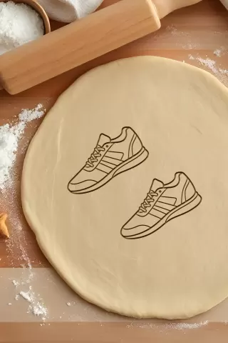 Sneakers Cookie Cutter, Biscuit Cutter