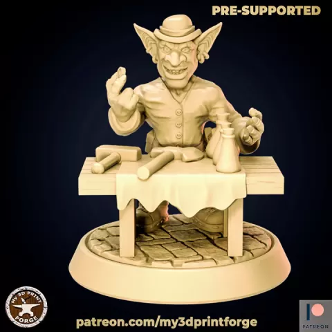 Goblin Merchant by My3DPrintForge