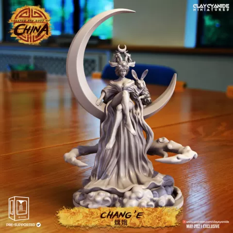 Chang'e by Clay Cyanide Miniatures