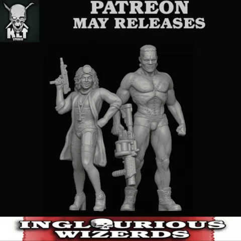 Dr. Frankenbeanz & Bruce by KLT Studio