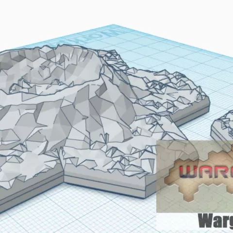 Hex Map Scale Crater Set HMSset06 by Wargame Forge