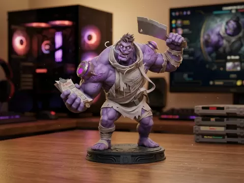 Dr. Mundo LoL Figurine - Madman of Zaun