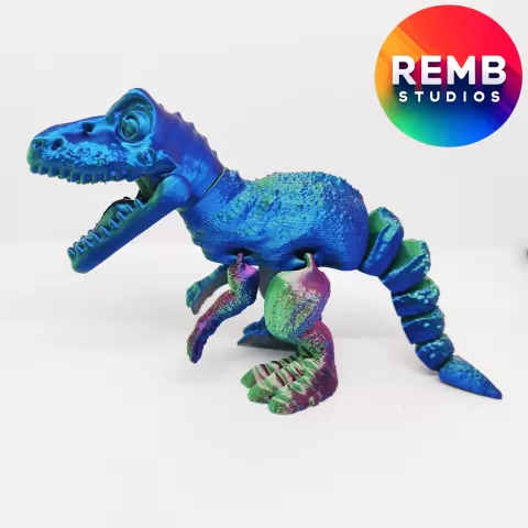 Flexi T-Rex Dinosaur | Articulated Trex NO support