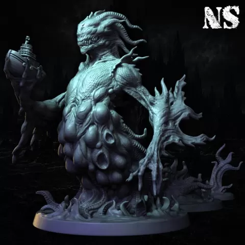 Shadow over Innsmouth part 02 - Mother Hydra, Matriarch of the Deep by NS Miniatures