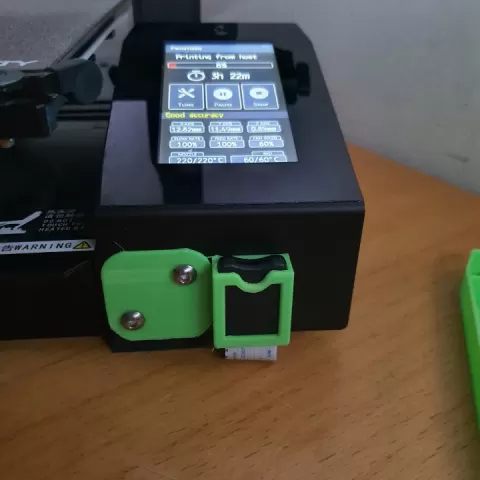 CR-6 SE SD-Holder (Micro SD version) by Giuseppe Carrieri
