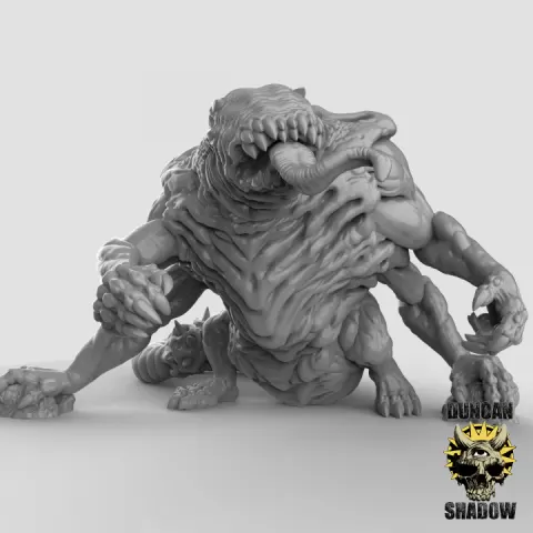 Corpse Eater Kaiju by Duncan Shadow