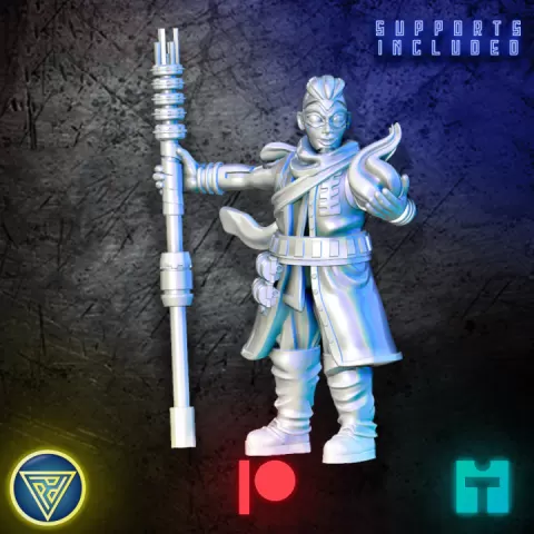 Android Technomancer by Print Paint Play