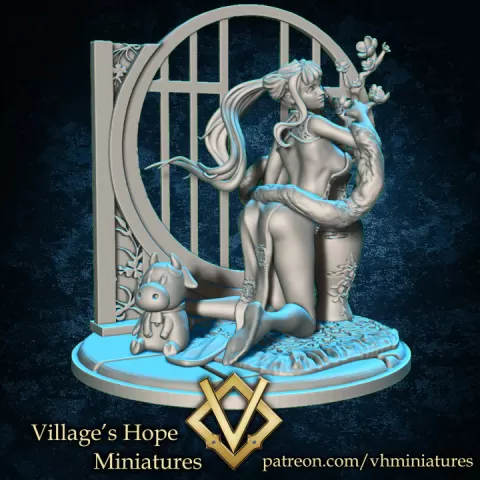 sexy Guild mate series no.3 lunar new year by Village's Hope Miniatures