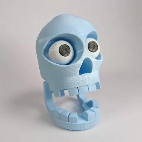 Chompy Skull with Eyeballs by Clockspring