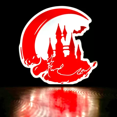 Castle Moon Light Box