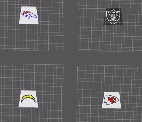 AFC West Torso Inserts
