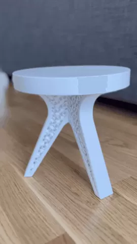 ZIDLICKA gyroid stool