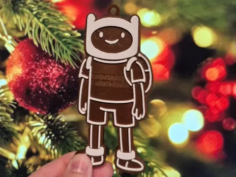 Finn the Human Adventure Time Gingerbread Ornament