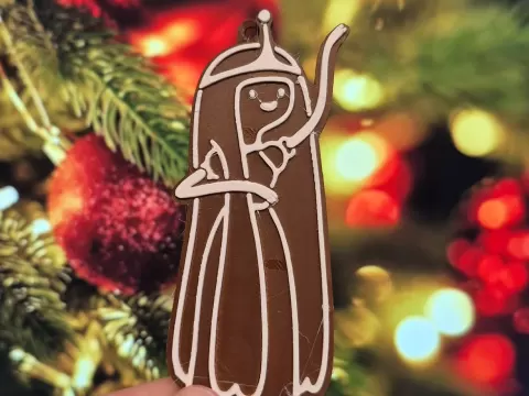 Princess Bubblegum Gingerbread Ornament