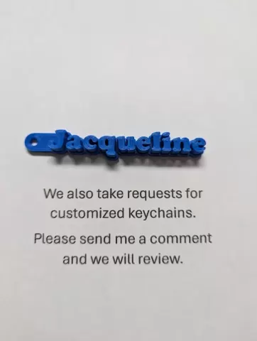 Jacqueline Keychain - Trash Can Guy