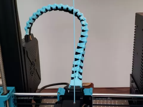 Cable Chain ( SPINE ) for SOVOL SV06 3d printer extruder cable