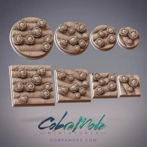 Cabbage Garden Base Pack (8pcs) - Round and Square Versions by CobraMode