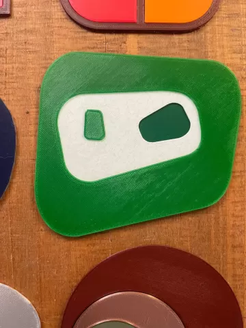 Trapezium Retro Coaster